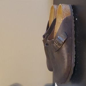 Birkenstock Boston Habana Slip Ons